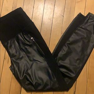 Old Navy Leather Legging